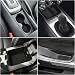 auovo 8pcskit Antidust Mats for Chevy Camaro Accessories 2010 2011 2012 2013 2014 2015 Car Cup Holder InsertsCenter Console LinerDoor Pocket Liner Mat Premium Custom Interior Black - Image 2