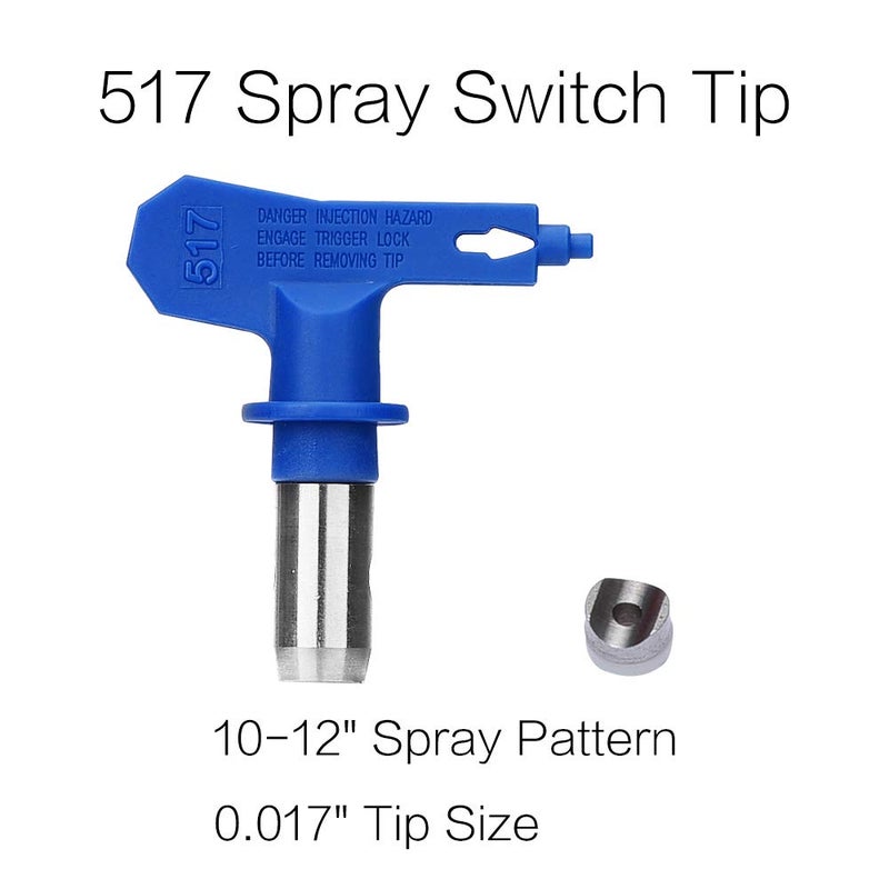 FUNTECK Airless Spray Gun Compatible with Graco Airless Paint Sprayers, Including 517 Tip and Nozzle Gurad, 3600 PSI - Image 4