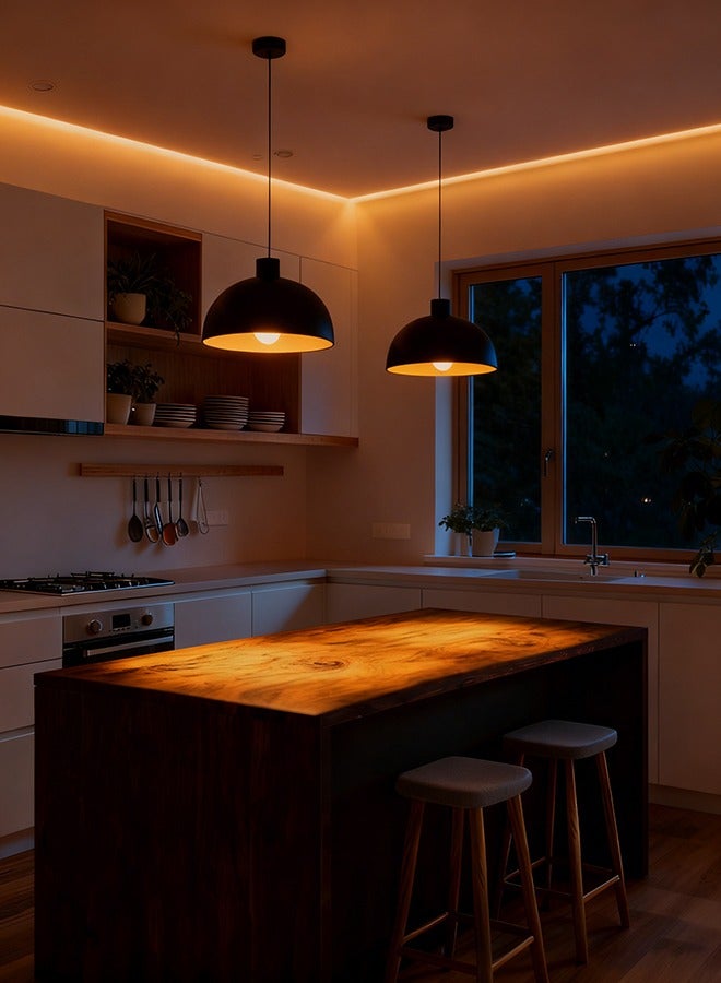 Sharpdo Modern Adjustable Pendant Light | Sparkling Crystal-Like Ceiling Lamp for Kitchen, Bar & Living Room - Image 1