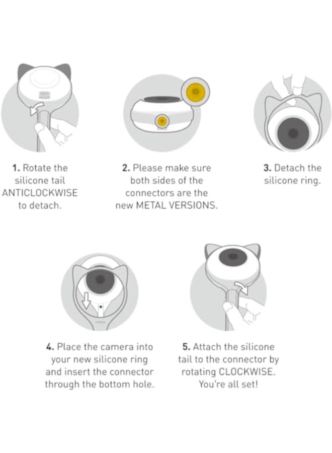 Lollipop غلاف خارجي قابل للتبديل 20 سم - تاببي برتقالي - Image 5