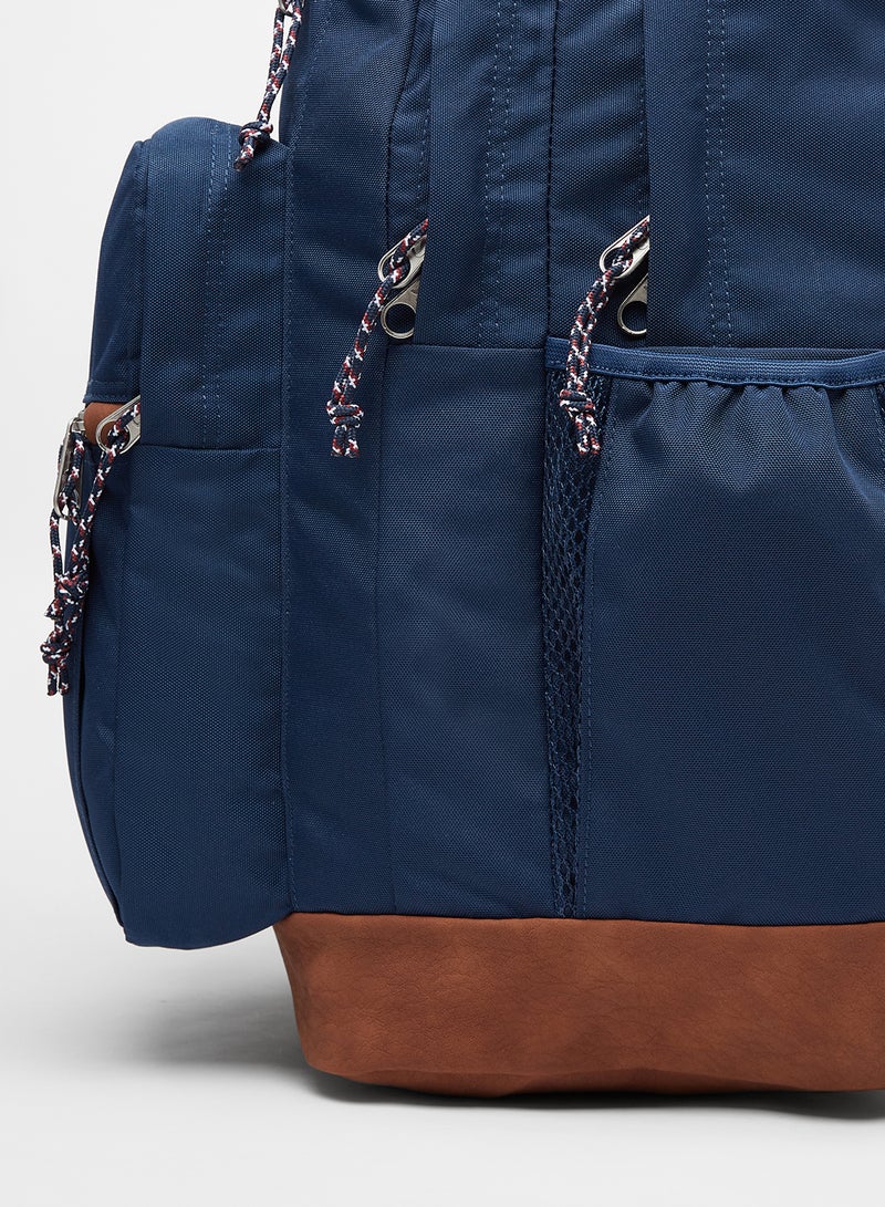 JanSport Cool Backpack, with 15-inch Laptop Sleeve - Large Computer Bag Rucksack with 2 Compartments, Ergonomic Straps, Navy - Image 3