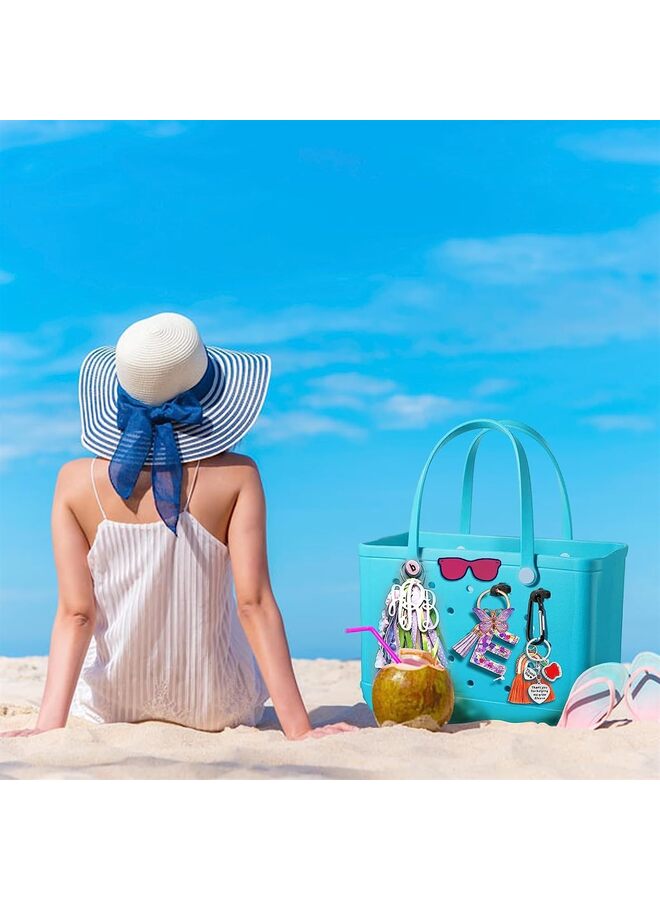 2pcs Key Holder for Bag, Accessories, Original Large Insert Charm Carabiner Keychain Compatible With Beach Tote, Finding Your Keys Quickly - Image 2