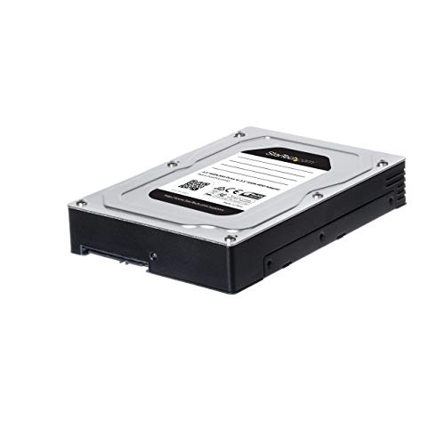 Startech.com StarTechcom 25 to 35 Hard Drive Adapter for SATA and SAS SSDsHDDs SSD Enclosure HDD Enclosure Internal Hard Drive Enclosure 25SATSAS35HD - Image 1