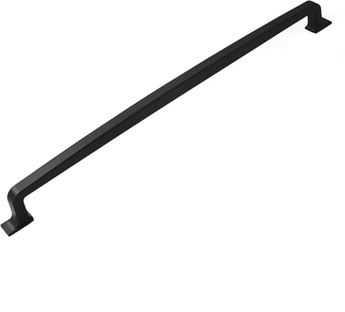 khtumeware Appliance Handle Pull Matte Black 18 in 457 mm CentertoCenter Drawer Pull 1 Pack Kitchen and Bathroom Cabinet Hardware Furniture Hardware - Image 1