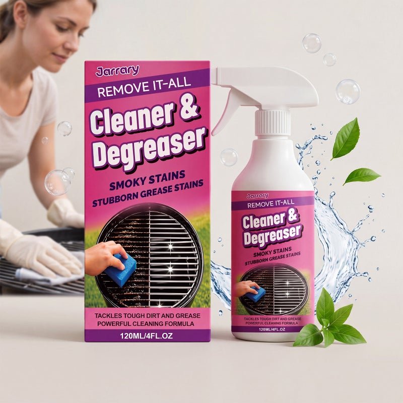 Jarrary Grill Cleaner Special Cleaning And Dissolving Agent For Barbecue Grills And Frying Pans To Remove Burnt Stains And Black Grease - Image 2