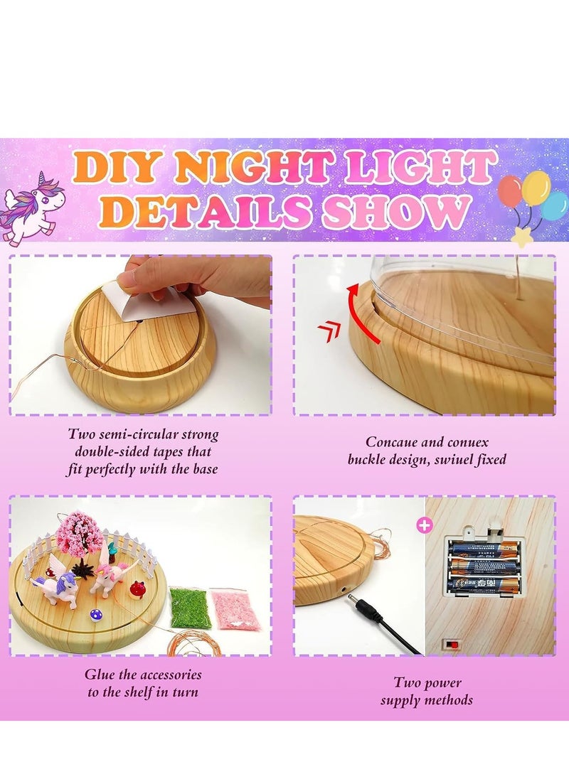 رايتشر - مجموعة ألعاب متوهجة تررم DIY، هدايا للفتيات، مجموعة ممتعة مع تمثال صغير، زجاجة مزخرفة مع مصباح LED، مجموعة أعمال فنية للأطفال، أفضل هدية للأولاد والبنات (لطيفة) - Image 1