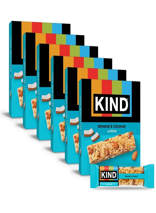 KIND Nut Bars, Almond & Coconut, Healthy Snack Bars, Gluten Free, Low Sodium, 3g Protein, 36 Count - Image 1