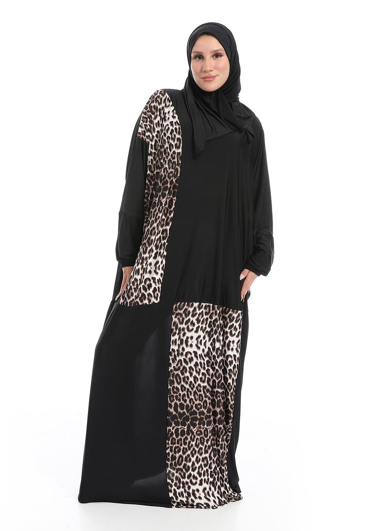 سيزار اسدال صلاة حريمي مزود بنقش تايجر  - Image 1