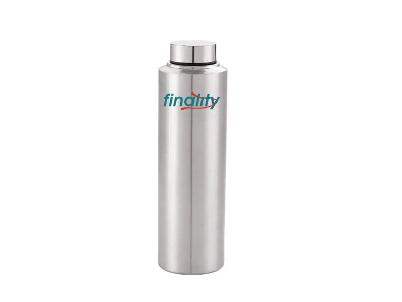 FINALITY Stainless Steel Water Bottle Fridge Water Bottle 1 Litre 1000ml Silver Color Pack of 1 - Image 1