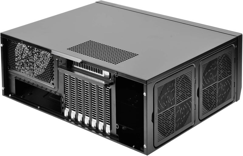 SilverStone SilverStone Technology Home Theater Computer Case HTPC with Faux Aluminum Design for ATXMicroATX Motherboards and New USB Type C Front Port SSTGD09BC - Image 3
