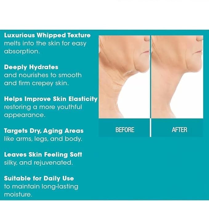 VALUEVIBES Body Soufflé Cream - Moisturizing Body Cream for Neck, Chest, Arms & Legs - Soft Whipped Texture-85g - Image 3