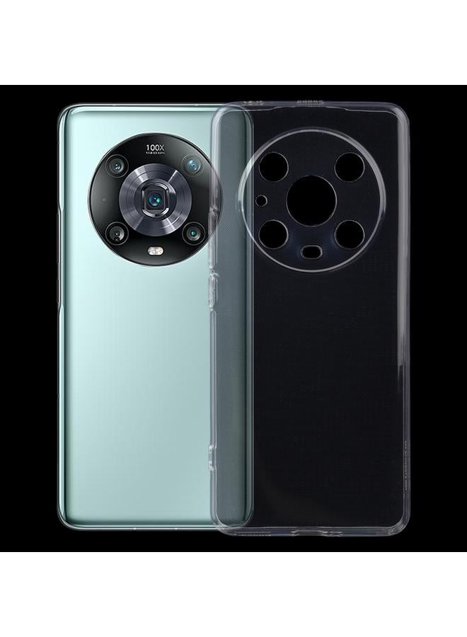 S-TOP Case For Honor Magic4 Pro 0.75mm Ultra-thin Transparent TPU Phone Case - Image 1