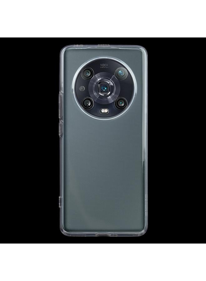S-TOP Case For Honor Magic4 Pro 0.75mm Ultra-thin Transparent TPU Phone Case - Image 2