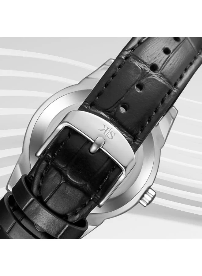 KENNETH SCOTT White Men's Leather Analog Watch K23030-SLBW - 40x49 mm for Men | Best Price UAE