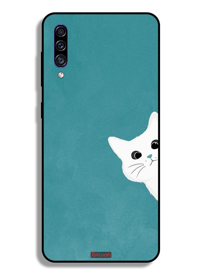 Tolwak Samsung Galaxy A50s Protective Case Cover Cat Appearing - Image 1