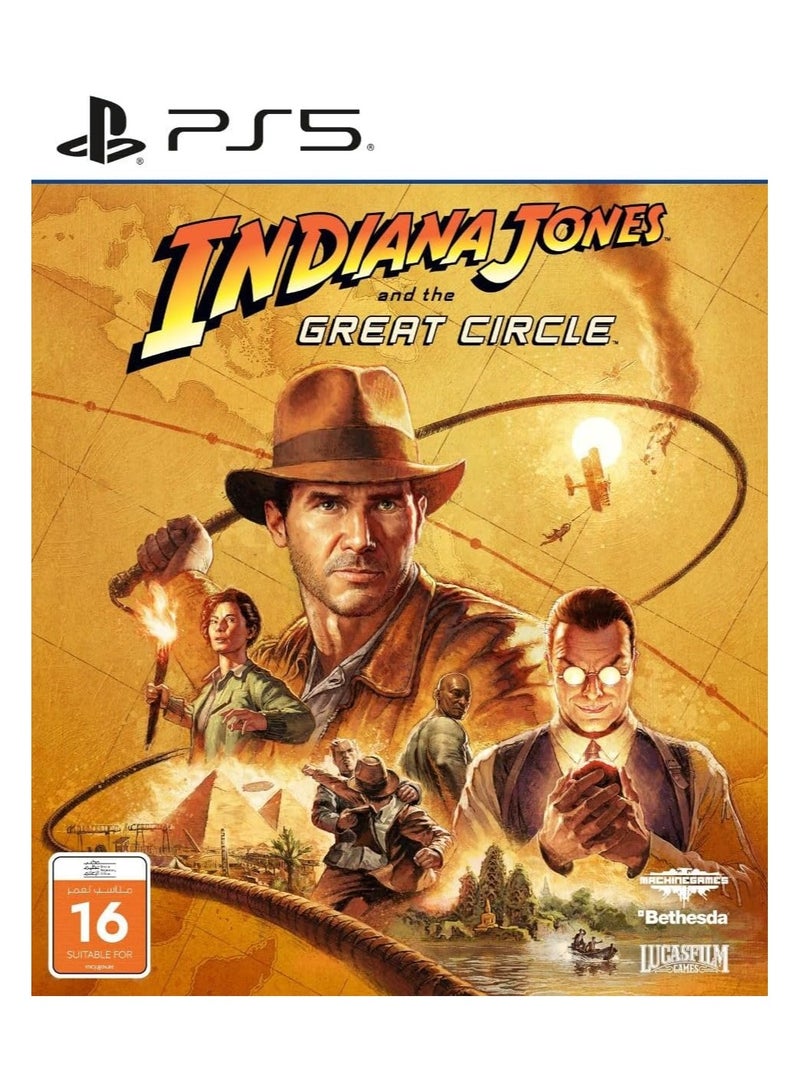 Bethesda Softworks PS5 Indiana Jones and the Great Circle, PlayStation 5 Video Game ARABIC/ENGLISH - Image 1