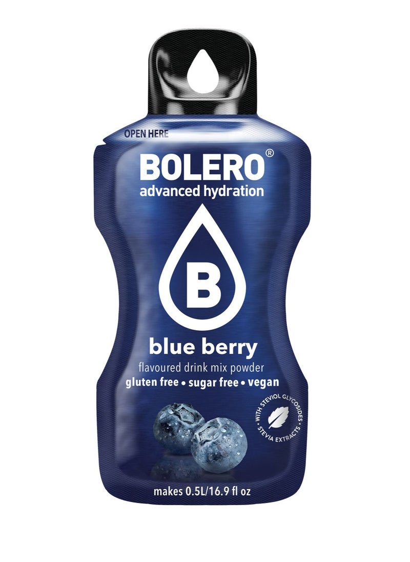 bolero Advanced Hydration Drink Sticks - Blueberry - (12 sachets)  - Image 3