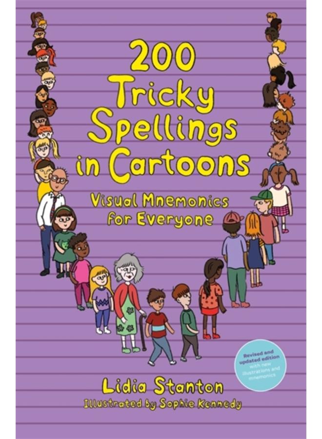 200 Tricky Spellings in Cartoons : Visual Mnemonics for Everyone - US edition
