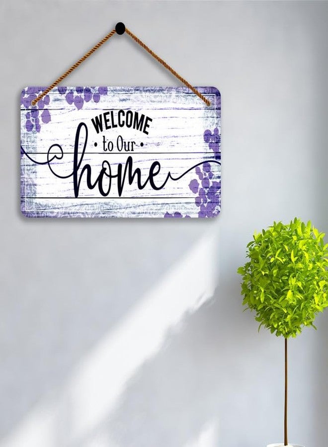 SAF paintings UV Lamined Mdf Wall Hanging ||Welcome to Our Home Beautiful Home Decoration Wall Hanging|WS-WHAREC-24 - Image 4