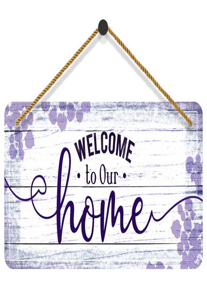 SAF paintings UV Lamined Mdf Wall Hanging ||Welcome to Our Home Beautiful Home Decoration Wall Hanging|WS-WHAREC-24 - Image 1