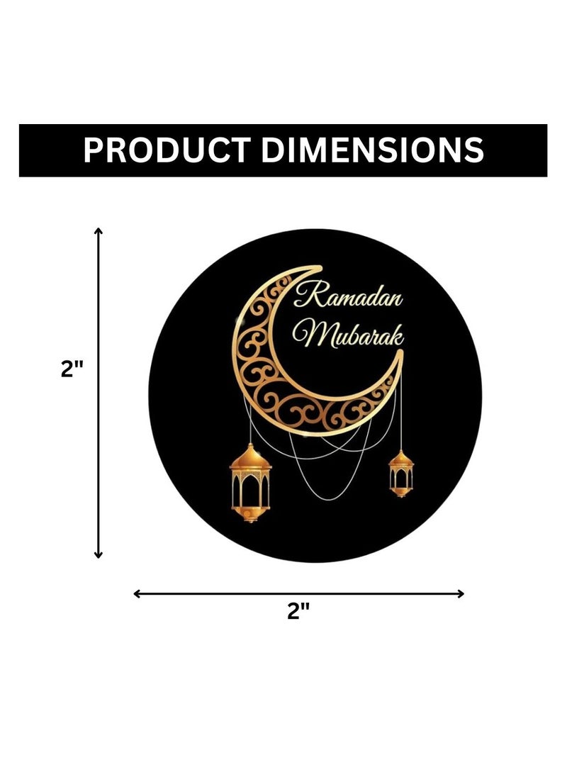 PRINTSHOP4ME Ramadan Mubarak Vinyl Stickers for Gift Wrapping Design 4  - Image 4