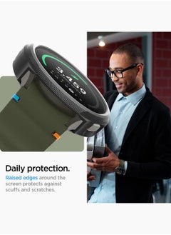 Spigen Liquid Air for Samsung Samsung Galaxy Watch 7 40mm Case Cover Flexible Lightweight TPU (2024) - Matte Black  - Image 4