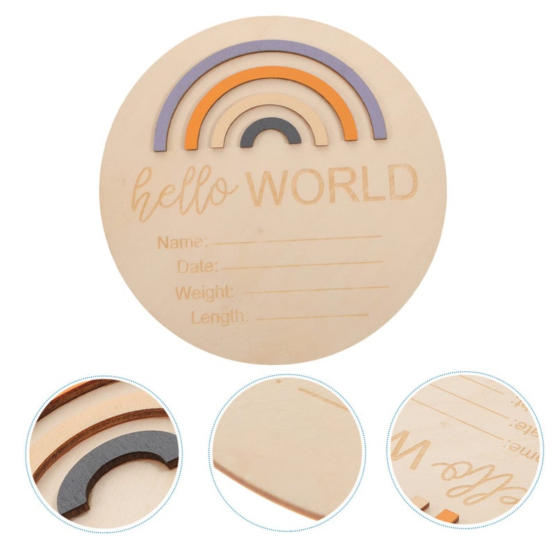 Monthly Milestone Announcement Board For Newborn Baby Photo Props Growth Documentation - Image 3