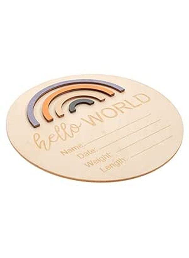 Monthly Milestone Announcement Board For Newborn Baby Photo Props Growth Documentation - Image 1