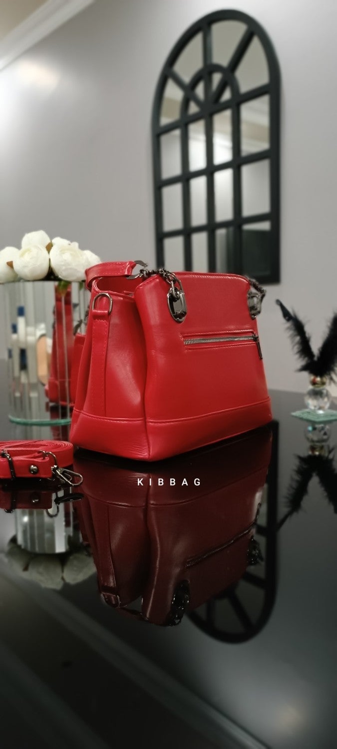NahitaTyana Leather Women's Handbag, Shoulder Bag and Crossbody Bag, Shoulder Strap, Luxury  - Image 2