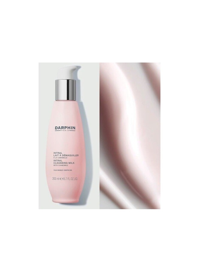 Darphin Intral Cleansing Milk with Chamomile for Sensitive Skin 200ml - Image 2