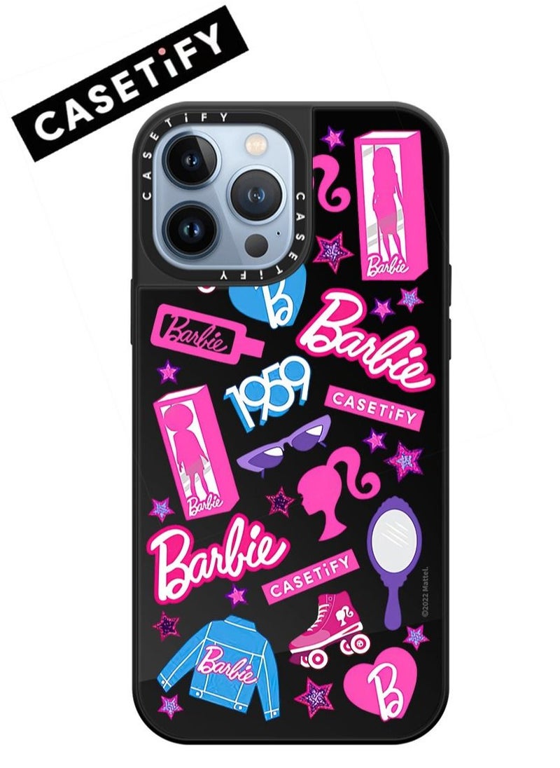 Casetify Case for iPhone 14 Pro Max 6.7 inch Barbie Cover Black  - Image 1