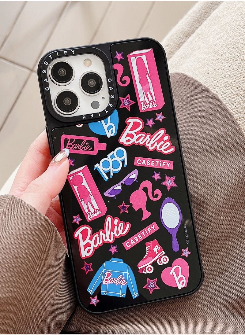 Casetify Case for iPhone 14 Pro Max 6.7 inch Barbie Cover Black  - Image 3