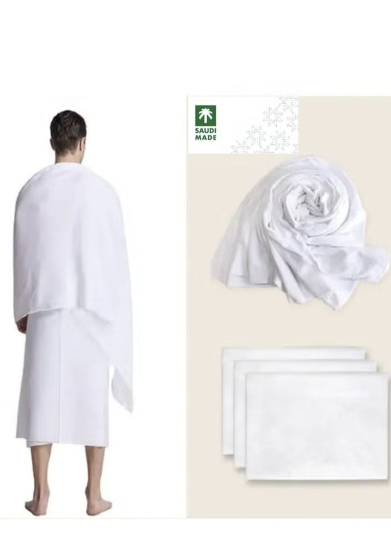 Saudi Made Religion 1200 gram Ihram for Men for Hajj and Umrah - Image 2