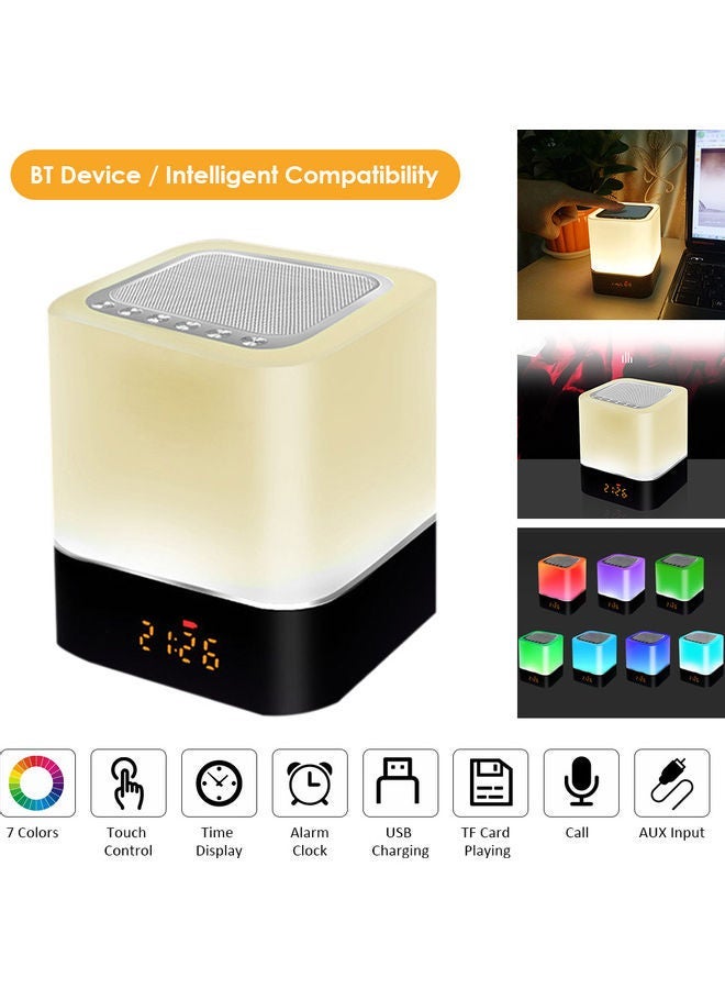 NIBEMINENT LED Bluetooth Multi-function Speaker Multicolour - Image 1