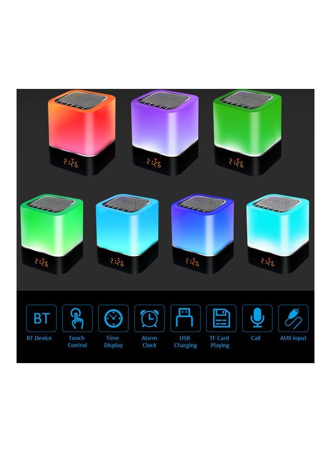 NIBEMINENT LED Bluetooth Multi-function Speaker Multicolour - Image 2