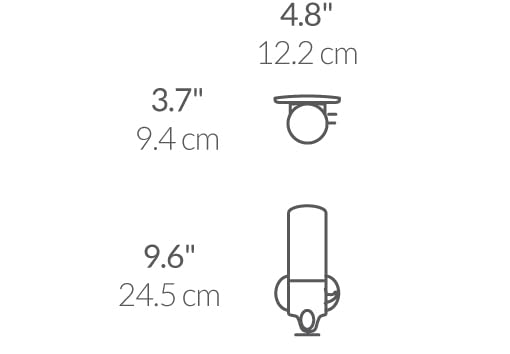 simplehuman Wall Mount Pumps, Single 15 fl. oz. Shampoo & Soap Dispenser, Stainless Steel - Image 2