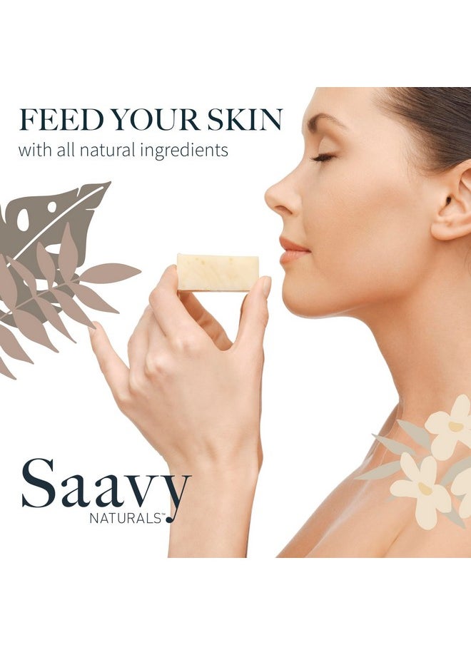 Saavy Naturals Saavy Naturals Organic Soap Bar Set, Scented Organic Hand Soap Bar, Body Wash and Natural Vegan Soap Gift Set, Square Shaped Artisan Natural Soap Bar, 1.2 Oz, 10 Pack. Made in the USA  - Image 4