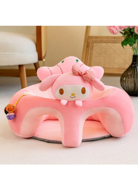 Direct Supply Summer Air Layer Fully Surrounded Anti-rollover Learning Seat Learning Artifact To Protect The Spine-Specifications:Leather Shell + Felt Board-Color:Butterfly Pink Rabbit [Breathable Air Layer]