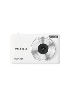 Yashica Yashica DigiPix 100 Digital Camera, FHD 1080P, 16X Zoom, Compact Point & Shoot Camera for Teens, White  - Image 1