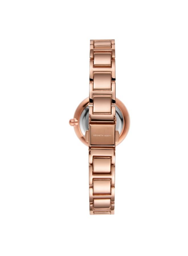كينيث سكوت ساعة نسائية تناظرية من خليط معدني وسيراميك - -  مم - Image 3
