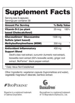 SNAP SUPPLEMENTS Joint Health Support Supplement, Plant Based Glucosamine & Inflammatory Support Blend, Bioavailable Curcumin,Targeted ingredient to Protect Joint Health,Supports Movement & Flexibility 90 Capsules  - Image 5