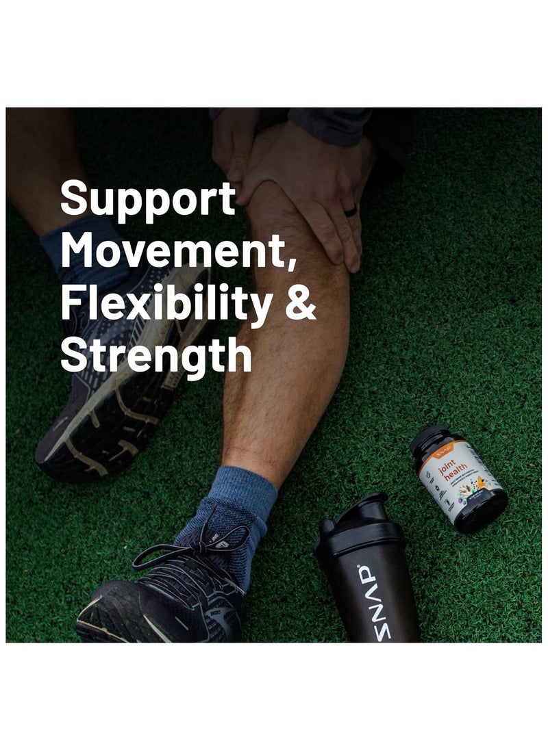 SNAP SUPPLEMENTS - Joint Health Support Supplement, Plant Based Glucosamine & Inflammatory Support Blend, Bioavailable Curcumin,Targeted ingredient to Protect Joint Health,Supports Movement & Flexibility 90 Capsules - Image 1