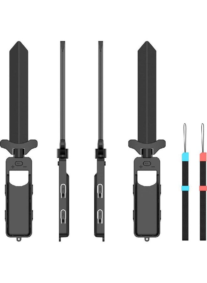 Switch Sports 7-in-1 7-in-1 Pack Tennis Racket;Golf Clubs;Sword;Leg Strap For Nintendo Switch V2/Switch - OLED Blue/Red - Image 4