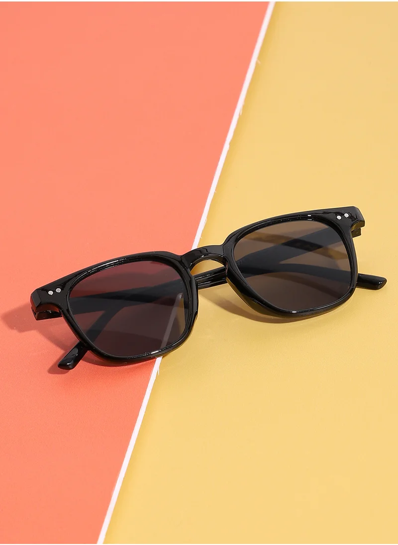 Haute Sauce Black Wayfarer Sunglass