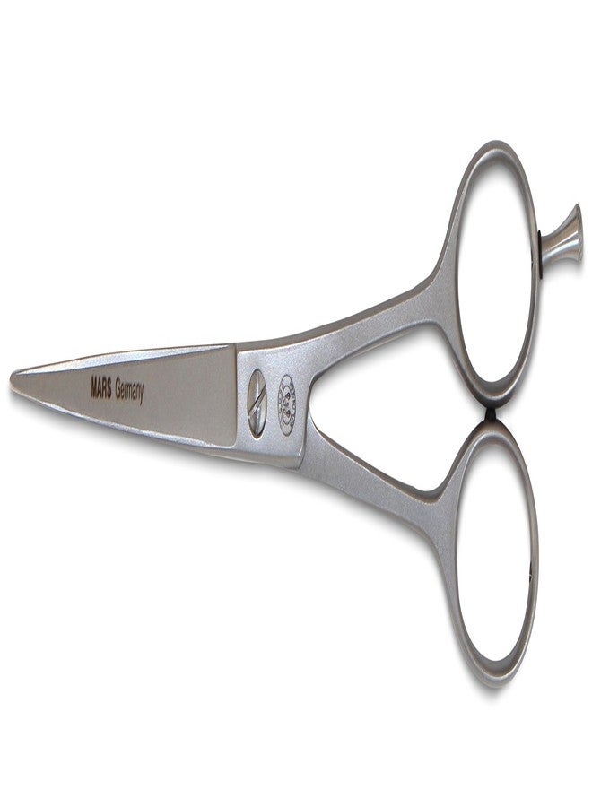 Mars Coat King Mars Professional Stainless Steel Curved Scissors Shears, Nickel Finish,7" Length - Image 1
