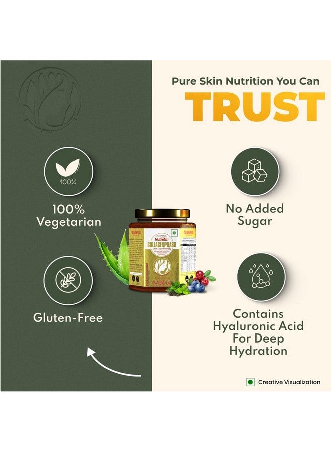 Nutrela Collagen Prash Supplement for Glowing & Younger Looking Skin - 400g | Patanjali Skin Super Food for Men & Women (Pack of 3) - Image 5