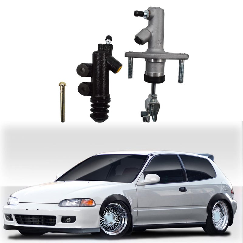 SEBLAFF Clutch Master and Slave Cylinder Kit Replacement for Civic 19922000