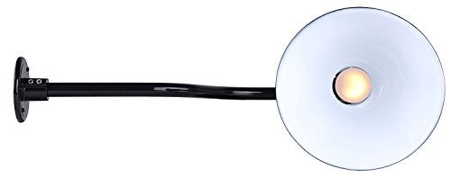 CANARM BL10WACBK Outdoor Aluminum Barn Light , Black , 10 Inch - Image 3