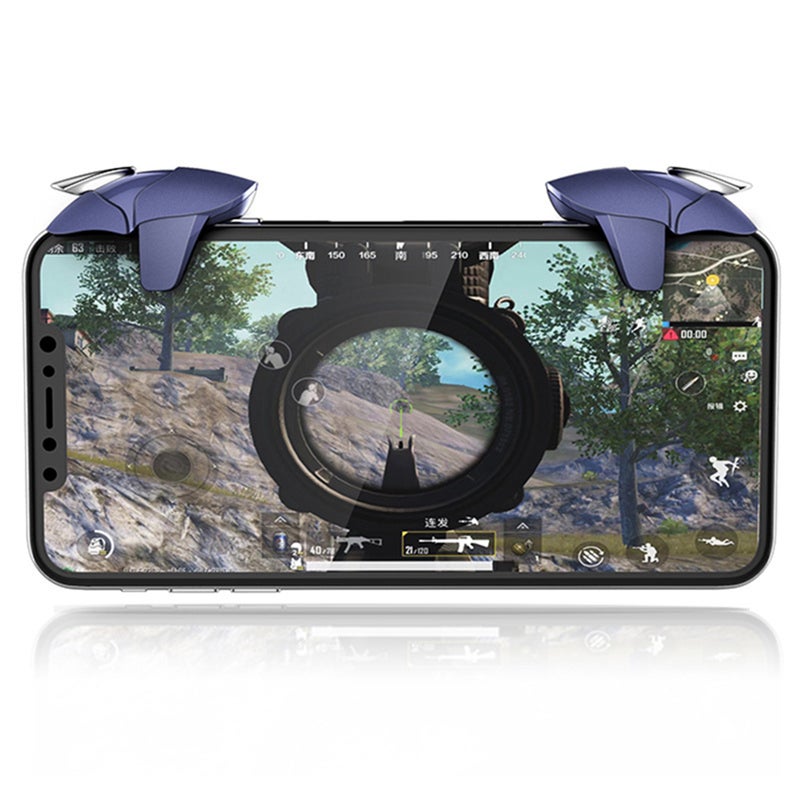 2pcs Smart Phone Game Controller Ergonomic Design Mobile Joystick Handle Holder Grip Stand - Image 3