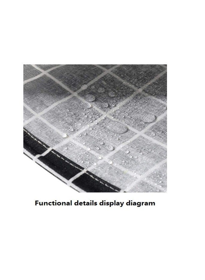 Deo King Foldable Lattice Clothes Basket Black 40*35cm - Image 4